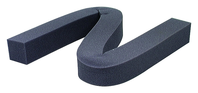 M-D M-D 02006 Air Conditioner Weatherstrip, 1-1/4 in W, 1-1/4 in Thick, 42 in L, Foam, Gray