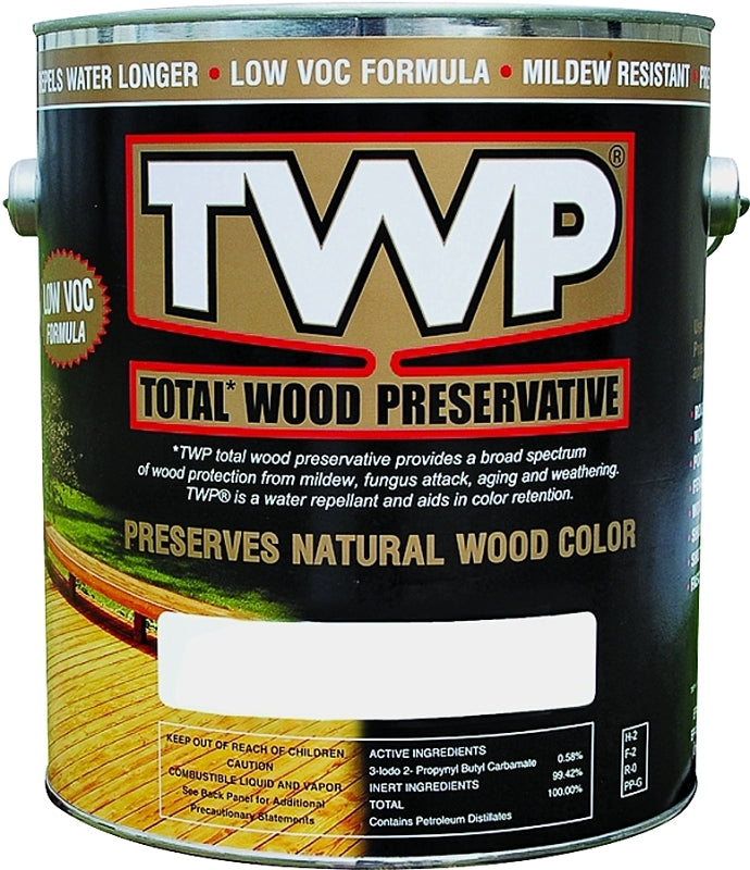 TWP (AMTECO) TWP 1500 Series TWP-1515-1 Stain and Wood Preservative, Honeytone, Liquid, 1 gal, Can PAINT TWP (AMTECO)