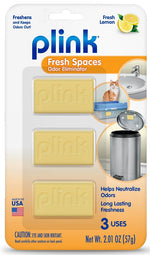 PLINK Plink PBF12T Bin Fresh Odor Eliminator, 2.01 oz, Tablet, Fresh Lemon