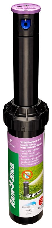 RAINBIRD Rain Bird 32SA Series 32SANP Sprinkler, 1/2 in Connection, FNPT, 4 in H Pop-Up, 19 to 32 ft