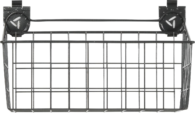 GLADIATOR Gladiator GAWU18BKBH Wire Basket, 35 lb, Steel, Graphite