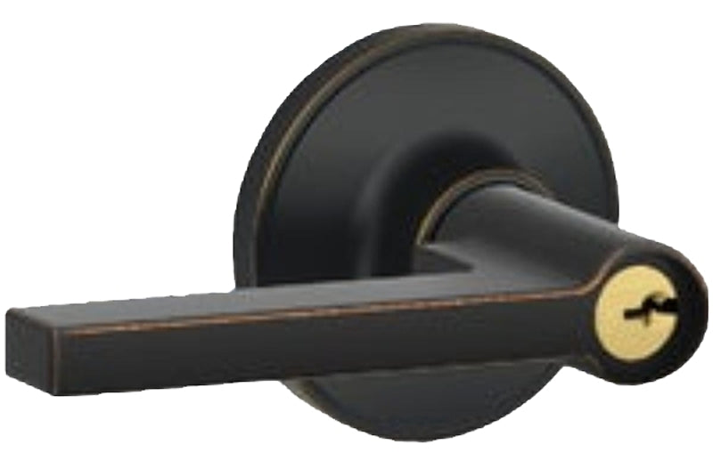 DEXTER BY SCHLAGE Schlage J Series J54 SOL 716 Entry Lever, Mechanical Lock, Aged Bronze, 1-Cylinder, Metal, Residential, 3 Grade HARDWARE & FARM SUPPLIES DEXTER BY SCHLAGE
