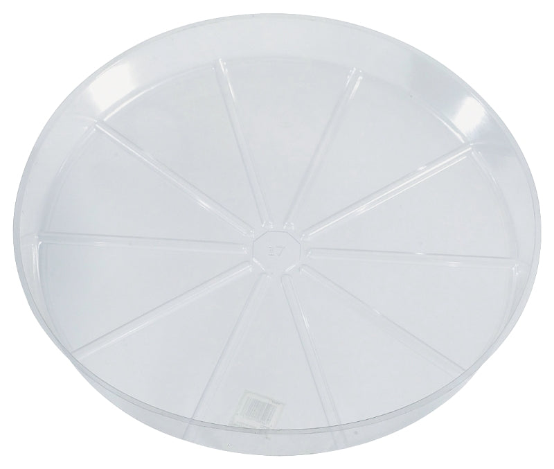 MAT - MIDWEST AIR TECHNOLOGY Gardener's Blue Ribbon VS21 Waterproof Plant Saucer, 21 in Dia, Vinyl, Clear LAWN & GARDEN MAT - MIDWEST AIR TECHNOLOGY