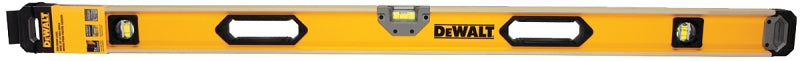 DEWALT DEWALT DWHT43248 Box Beam Level, 48 in L, 3-Vial, 2-Hang Hole, Non-Magnetic, Aluminum