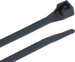 GB Gardner Bender 46-415UVB Cable Tie, 4 in Max Bundle Dia, Double-Lock Locking, 6/6 Nylon, Black, 15 in L, 50/PK