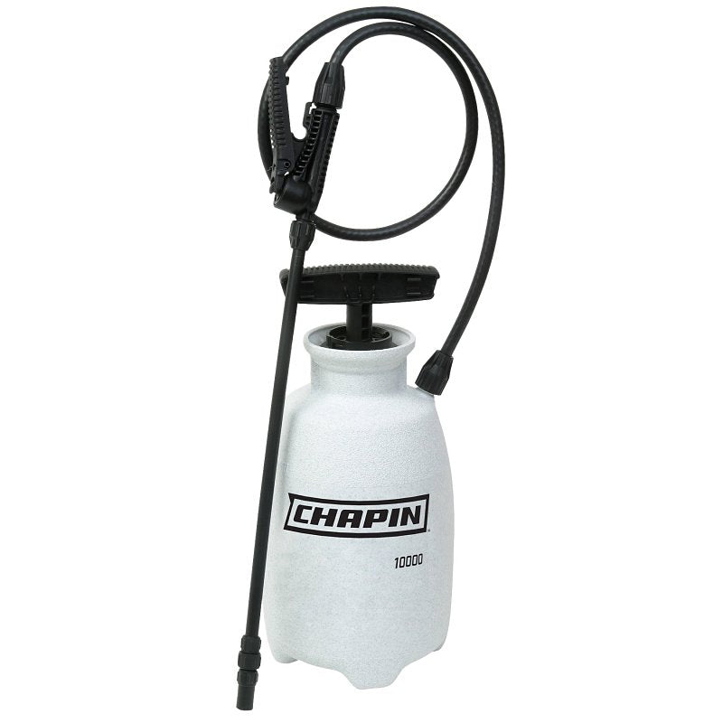 CHAPIN Chapin 10000 Compression Sprayer, 0.5 gal Tank, Poly Tank, 34 in L Hose, White
