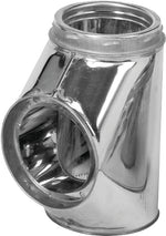 SELKIRK Selkirk 206100 Insulated Chimney Tee with Cap, 6-1/4 in Connection, Stainless Steel