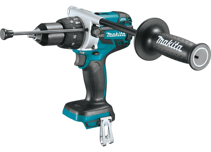 MAKITA Makita 18V LXT XPH07Z Hammer Drill/Driver, Tool Only, 18 V, 4 Ah, 1/2 in Chuck, Keyless, Self-Ratcheting Chuck