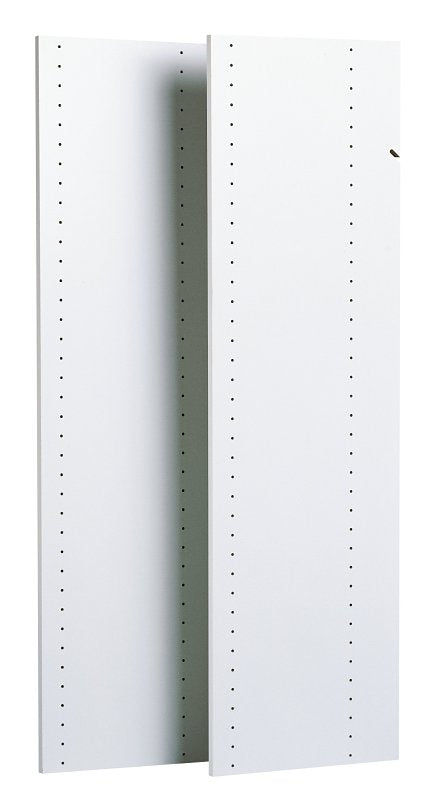 EASY TRACK Easy Track RV72 Series Vertical Panel, White, 5/8 in W, 72 in H, Wood