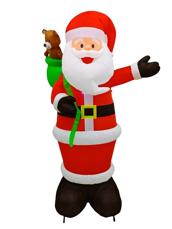 SANTAS FOREST Santas Forest 90116 Christmas Inflatable, 8 ft H