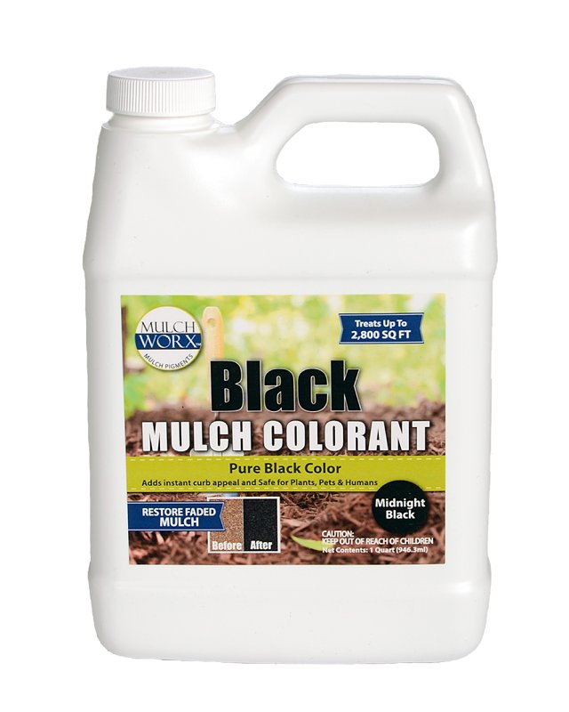 MULCH WORX Sanco 60009 Mulch Worx, Liquid, Black, 1 qt Bottle