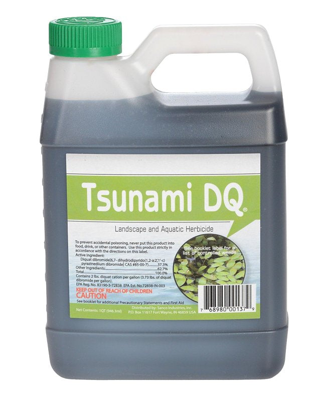 TSUNAMI Crystal Blue Tsunami DQ 00137 Herbicide, Liquid, 1 qt