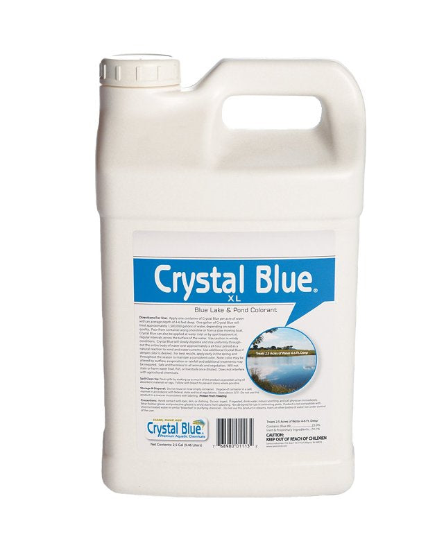 ENERGEN Crystal Blue 01113 Lake and Pond Dye, Liquid, Royal Blue, 2.5 gal