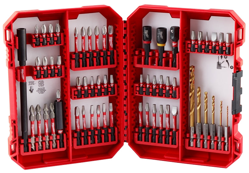 MILWAUKEE Milwaukee SHOCKWAVE Impact Duty 48-32-4097 Drill/Drive Set, 60-Piece, All-Purpose, Steel TOOLS MILWAUKEE