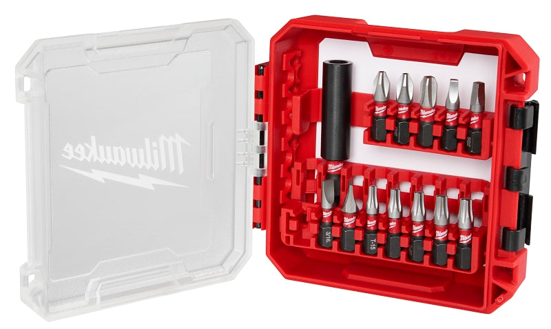 MILWAUKEE Milwaukee SHOCKWAVE Impact Duty 48-32-4035 Driver Bit Set, 13-Piece, All-Purpose, Magnetic, Steel