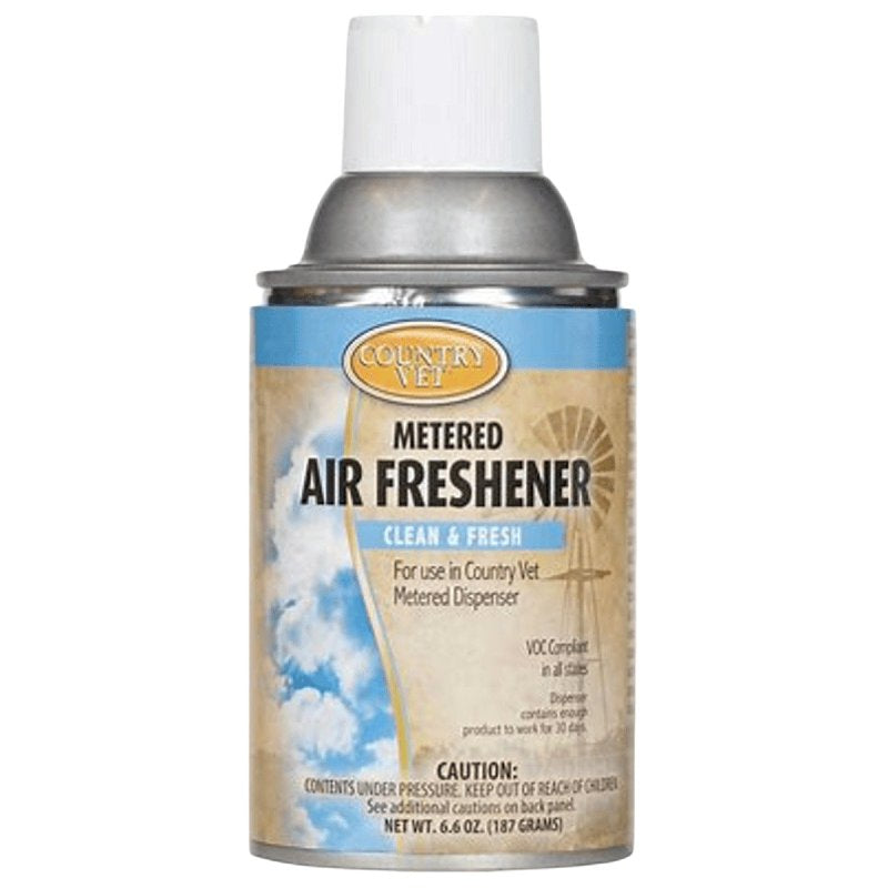 COUNTRY VET Country Vet 332502CVCA Air Freshener, 5.3 oz Can, Clean and Fresh, 30 -Day Freshness