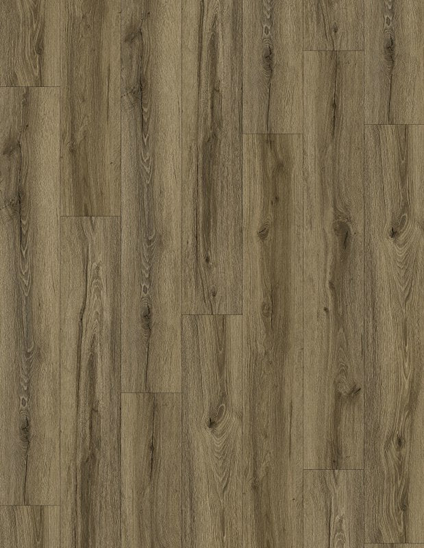 CM TRADING INC DBA ProSelect Design ProFloor PF905 Flooring Plank, 60 in L, 9 in W, Stone Plastic Composite/Vinyl, Smoky Brown BUILDING MATERIALS CM TRADING INC DBA