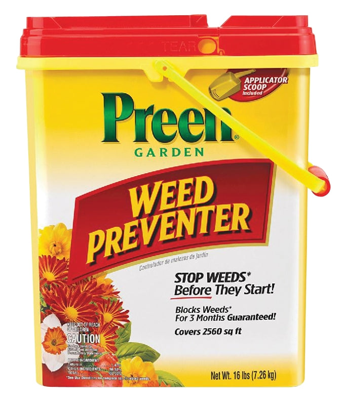 PREEN Preen 24-63800 Weed Preventer, Granular, 16 lb Drum