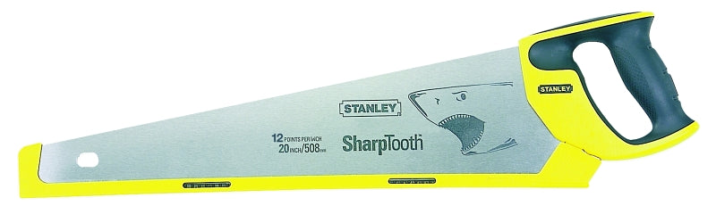 STANLEY STANLEY 20-527 Handsaw, 20 in L Blade, 11 TPI, Ergonomic Handle, Plastic/Rubber Handle