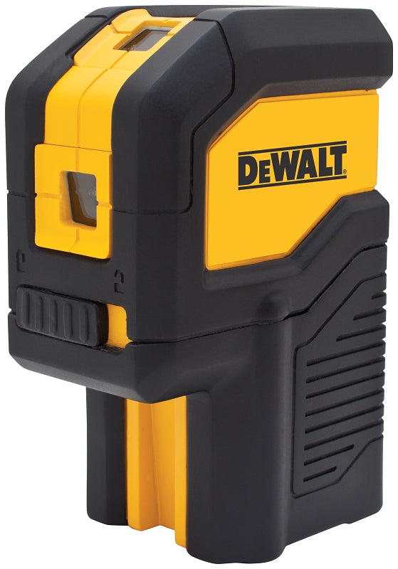 BLACK & DECKER DEWALT DW08302-QU Laser Level, 100 ft, 1/4 in Accuracy, 3-Beam, 3-Dot, Red Laser