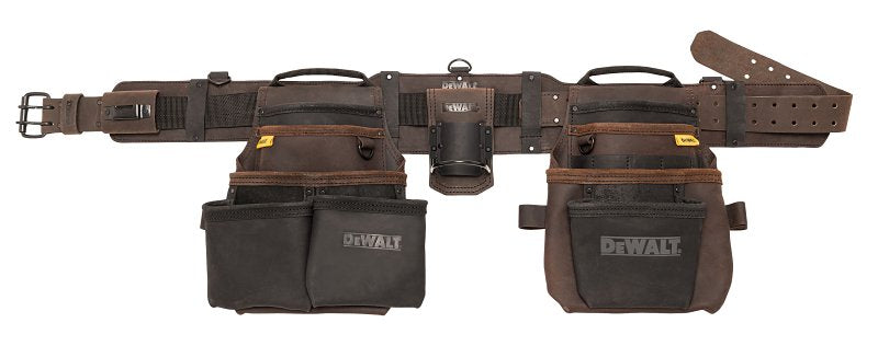 DEWALT DEWALT DWST550113 Tool Rig, 55-3/4 in, Leather, 18-Pocket