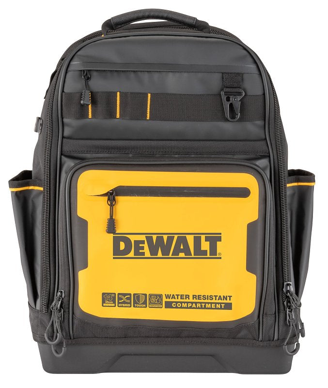 DEWALT DEWALT DWST560102 Pro Backpack, 7-3/4 in W, 18-3/4 in D, 13-3/4 in H, 43-Pocket, 1680D Fabric/Tarpaulin TOOLS DEWALT