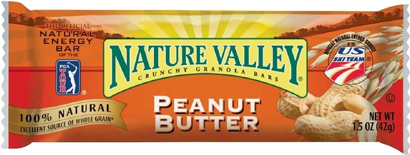 NATURE VALLEY Nature Valley NVPB18 Crunchy Granola Bar, Peanut Butter, 1.5 oz HOUSEWARES NATURE VALLEY