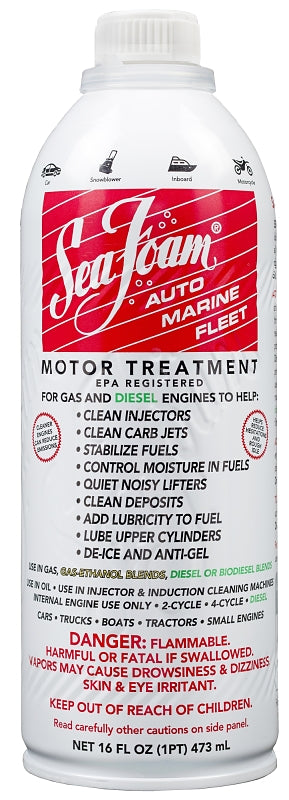 SEA FOAM Sea Foam SF16 Motor Treatment, 16 oz Can AUTOMOTIVE SEA FOAM