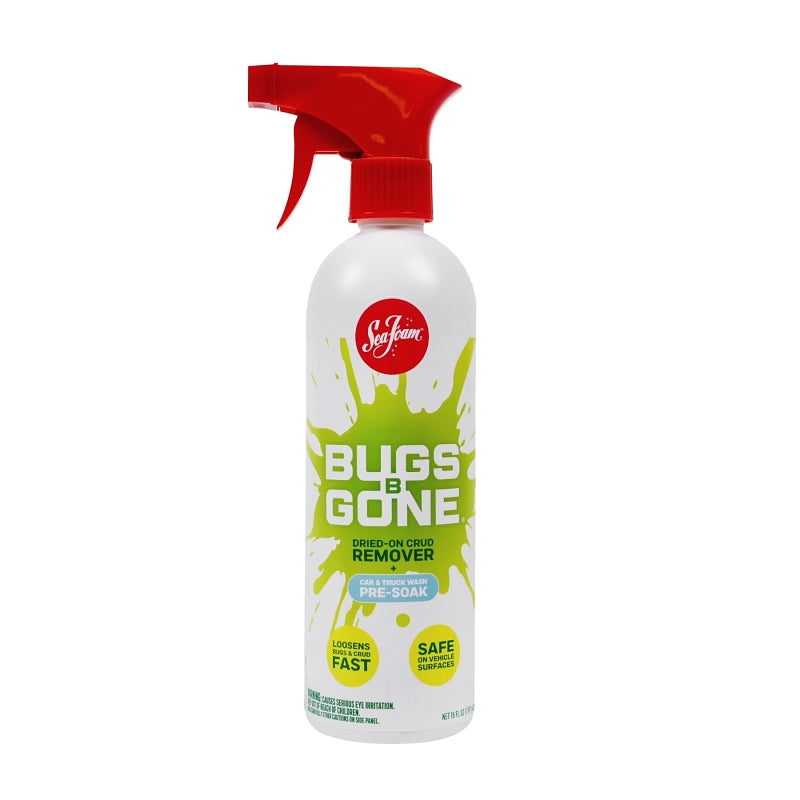 SEA FOAM Sea Foam Bugs B Gone BBG16 Multi-Surface Bug Remover, 16 oz, Bottle, Liquid AUTOMOTIVE SEA FOAM