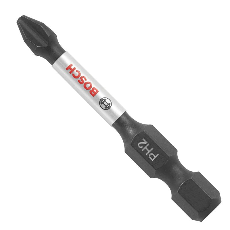 S-B POWER TOOL Bosch ITPH2201 Screwdriver Power Bit, P2 Drive, Phillips Drive, 1/4 in Shank, Hex Shank, 2 in L, Steel TOOLS S-B POWER TOOL