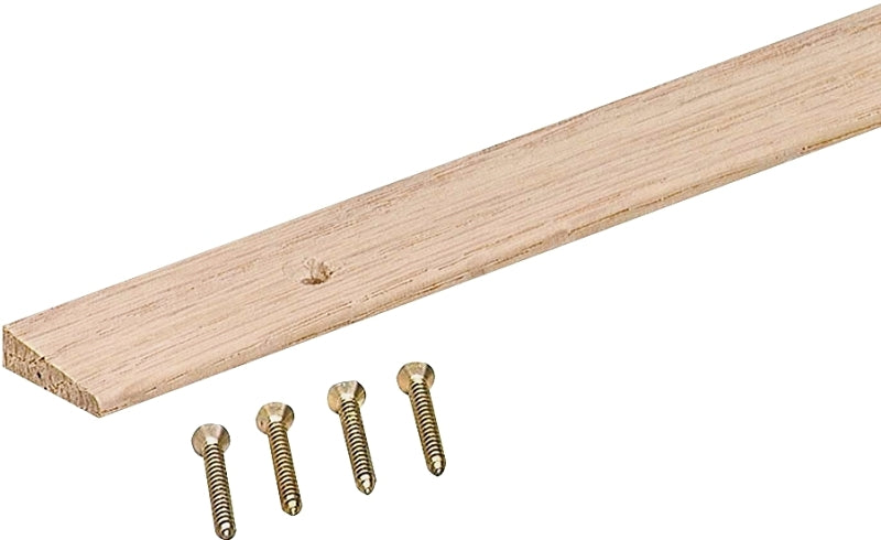 M-D M-D 85480 Floor Edge Reducer, 72 in L, 1 in W, Hardwood