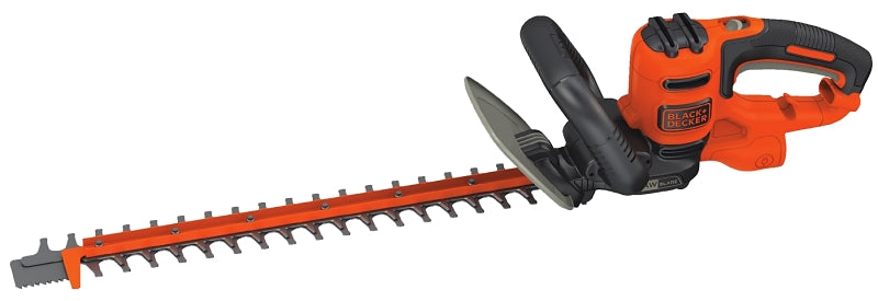 BLACK & DECKER LAWN Black+Decker BEHTS300 Electric Hedge Trimmer, 3.8 A, 120 V, 3/4 in Cutting Capacity, 20 in Blade, Orange