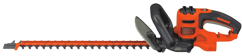 BLACK & DECKER LAWN Black+Decker BEHTS400 Electric Hedge Trimmer, 4 A, 120 V, 3/4 in Cutting Capacity, 22 in Blade, Wrap-Around Handle OUTDOOR LIVING & POWER EQUIPMENT BLACK & DECKER LAWN