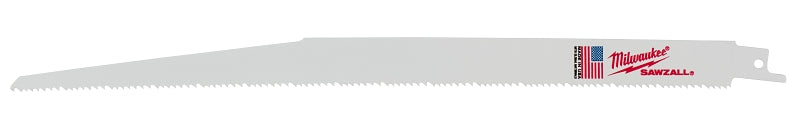 MILWAUKEE Milwaukee SAWZALL 48-01-2093 Blade, 3/4 in W, 8 in L, 8/12 TPI, Bi-Metal Cutting Edge