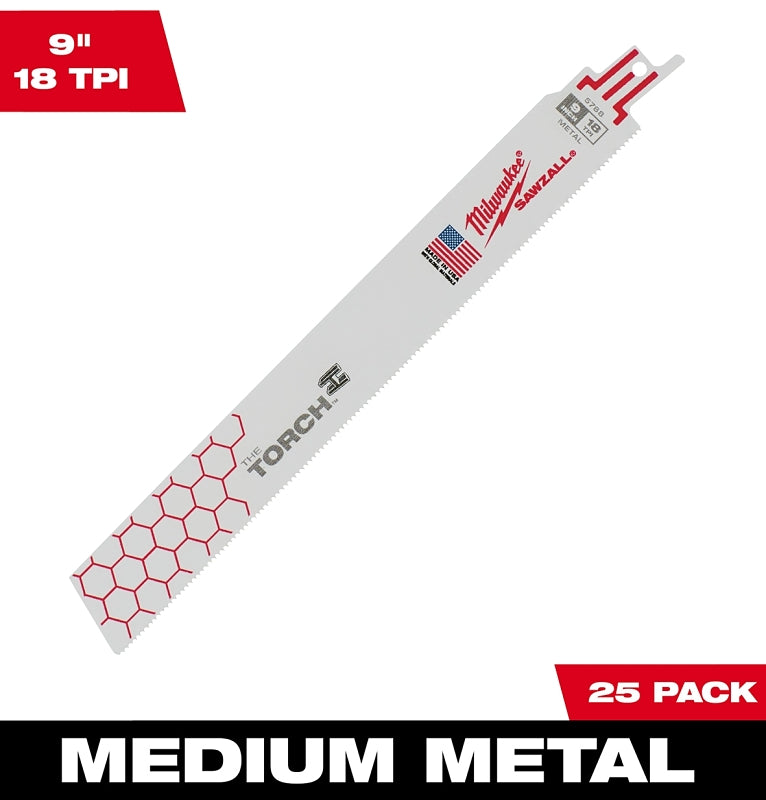 MILWAUKEE Milwaukee 48-00-8788 Blade, 1 in W, 9 in L, 18 TPI