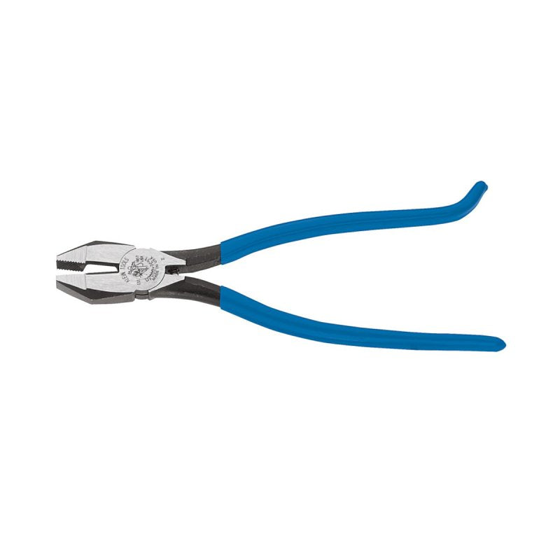 KLEIN Klein Tools D2000-7CST Ironworker's Plier, 9-1/4 in OAL, Blue Handle, Hook Bend Handle, 1.156 in W Jaw, 1.281 in L Jaw
