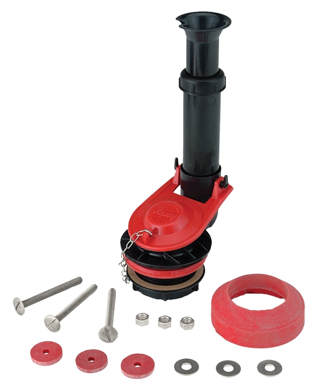 KORKY Korky 4030PK Flush Valve and Tank-to-Bowl Gasket Kit, 1.28, 1.6, 3.5, 5 gpf Flush, Plastic/Rubber