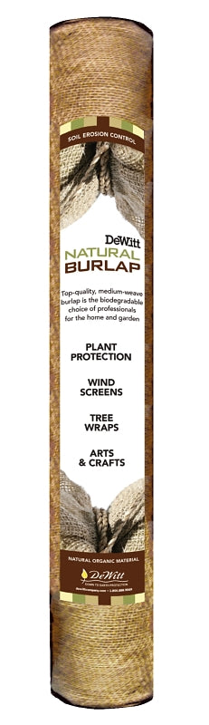 DEWITT DeWitt NB324 Landscape Fabric, 24 ft L, 3 ft W, Burlap, Biodegradable: Yes