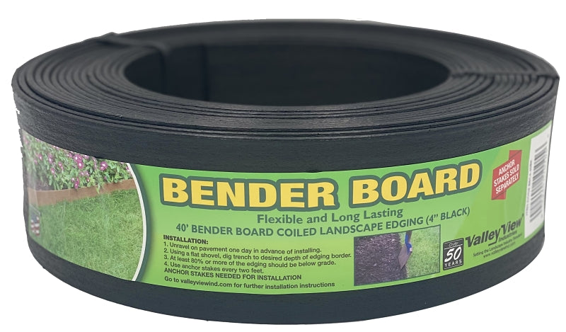 DEWITT DeWitt BBC4-40BK Bender Board Coil, 40 ft L, 4 in H, Black