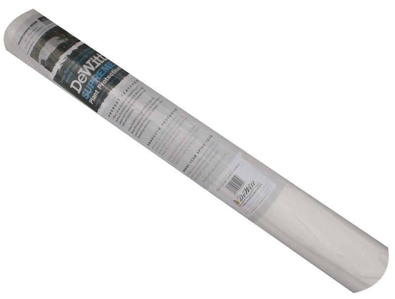 DEWITT DeWitt SUPREME650 Plant Protection Fabric, 50 ft L, 6 ft W, Plastic, White
