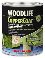 WOODLIFE WOODLIFE 1904A Wood Preservative, Green, Liquid, 1 qt, Can