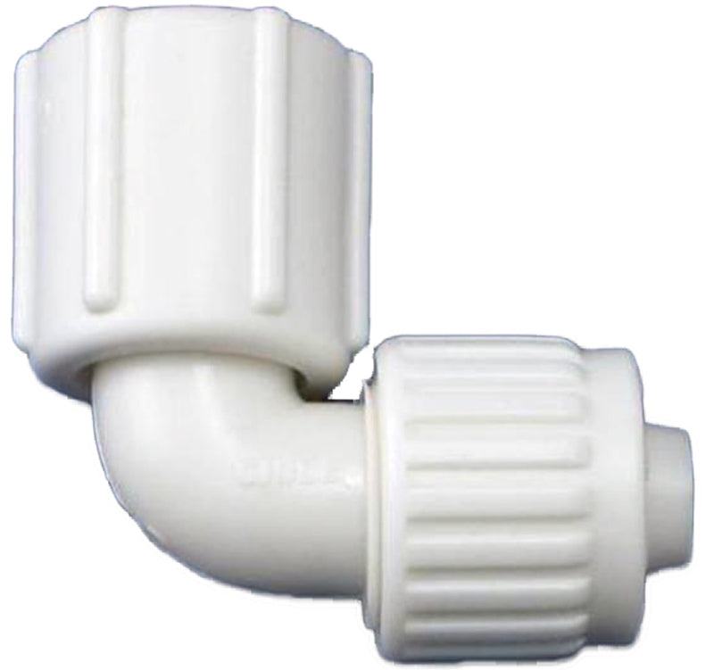 FLAIR-IT Flair-It PEXLOCK 16816 Pipe Elbow, 1/2 in, FPT, 90 deg Angle, PVC