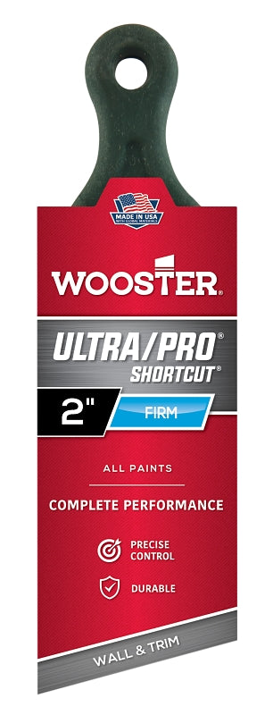 WOOSTER BRUSH Wooster 4187-2 Paint Brush, 2 in W, 2-7/16 in L Bristle, Nylon/Polyester Bristle, Sher-Grip Handle PAINT WOOSTER BRUSH