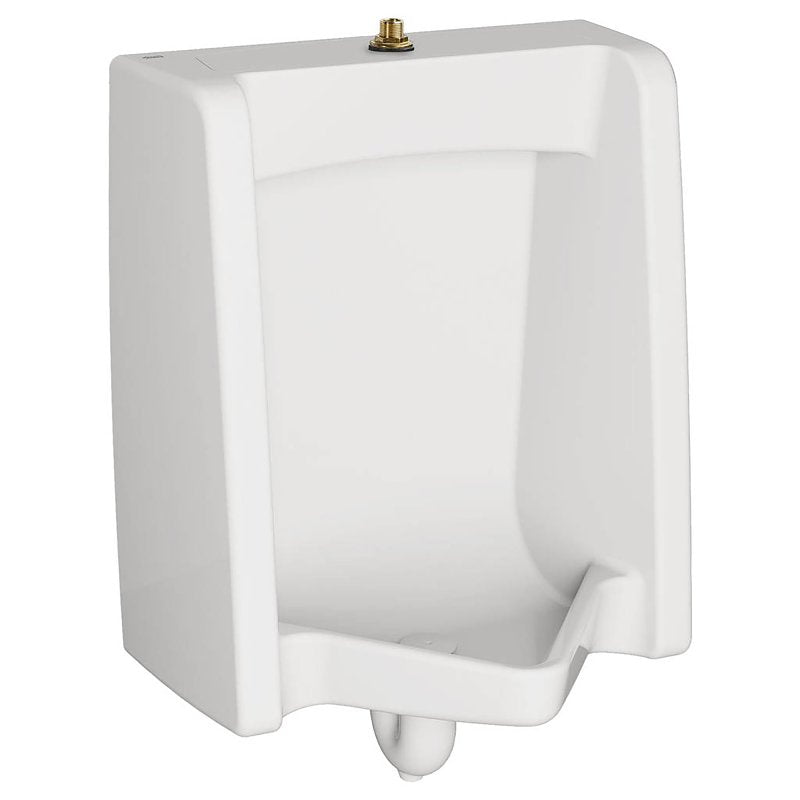 AMERICAN STANDARD American Standard Washbrook Series 6590001.020 Urinal, 0.1 to 0.8 gpf, Vitreous China, White, 4 in Rough-In