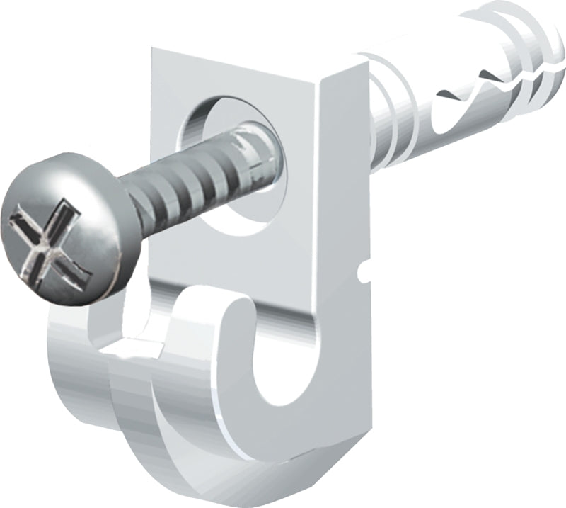 CLOSETMAID ClosetMaid 71927 Wall Clip, Resin, White