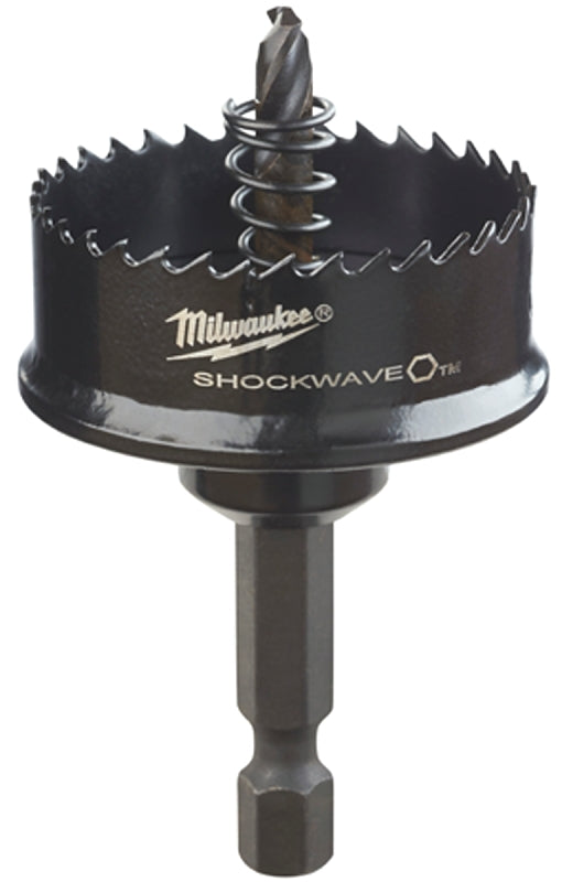 MILWAUKEE Milwaukee 49-56-9830 Hole Saw, 1-3/8 in Dia, 1/2 in D Cutting, 1/4 in Arbor, 8 TPI, HSS Cutting Edge HARDWARE & FARM SUPPLIES MILWAUKEE