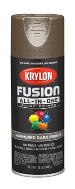 KRYLON Krylon K02787007 Spray Paint, Hammered, Dark Bronze, 12 oz, Can