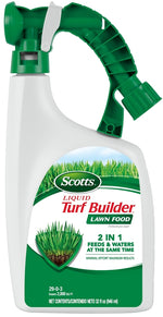 SCOTTS Scotts Turf Builder 5420406 Lawn Food, 32 fl-oz Bottle, Liquid, 29-0-3 N-P-K Ratio