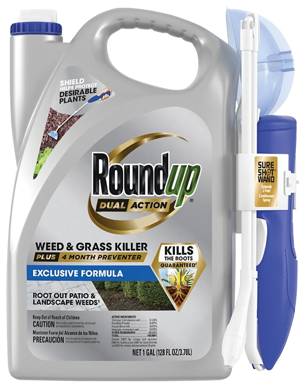 ROUNDUP Roundup 5378304 Ready-to-Use Weed and Grass Killer, Liquid, 1 gal LAWN & GARDEN ROUNDUP