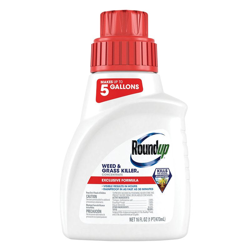 ROUNDUP Roundup 5376712 Weed and Grass Killer, Liquid, 16 oz LAWN & GARDEN ROUNDUP